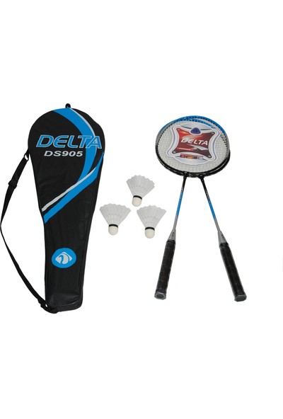Delta 2 Adet Badminton Raketi İle 3 Adet Badminton Topu Ve Deluxe Badminton Çantası Çiftler İçin Set
