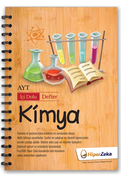 Hiper Zeka Yayınları İçi Dolu Defter YKS | AYT Kimya