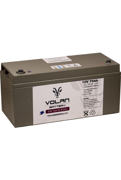 Volan Battery 12 Volt 70 Ah (Amper) Jel Akü