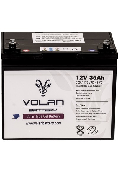 Volan Battery 12 Volt 35 Ah (Amper) Jel Akü