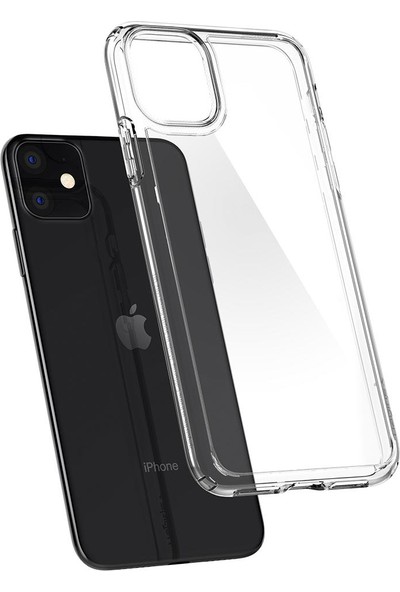 Spigen Apple iPhone 11 Kılıf Ultra Hybrid Crystal Clear - 076CS27185
