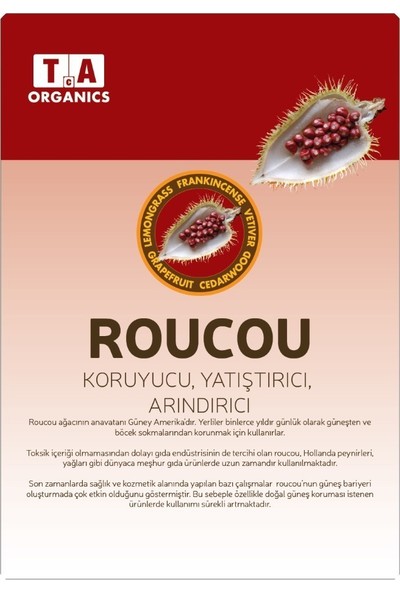 Tca Organics Roucou Tanning Oil Bronzluk Yağı 120 ml
