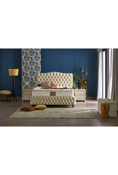 Serabed Gold Full Yaylı ve Pedli Yatak Orta Yumuşak 160 x 200 cm