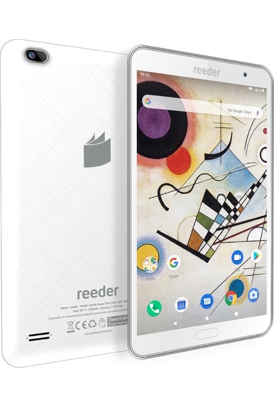 Reeder M8 Go 8GB 8" IPS Tablet Beyaz