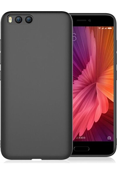 Kılıfist Xiaomi Mi 6 Kılıf Premier Mat Silikon Kılıf Slim Fit + Esnek Nano Cam Siyah