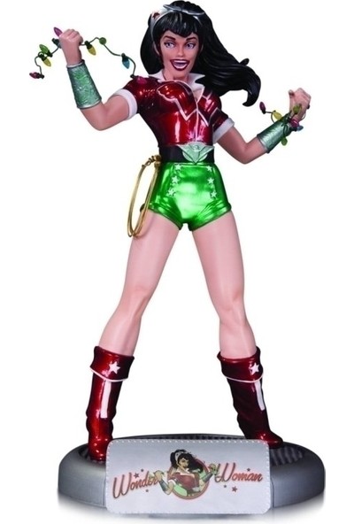 Dc Collectibles Wonder Woman Holiday Bombshell Statue