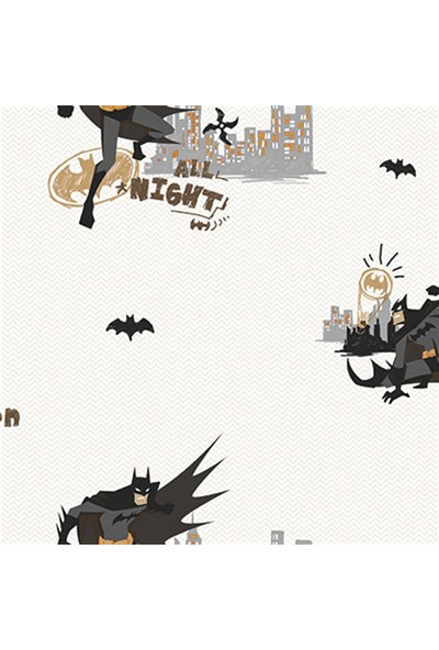 Adakids Batman Desenli Çocuk Odası Duvar Kağıdı