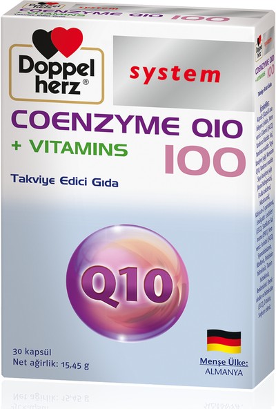 Doppelherz Q10 100 + Vitamins 30 Kapsül