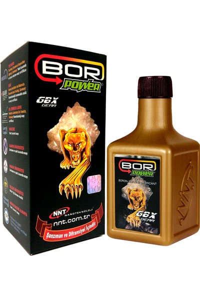 Bor Power Gbx Bor Içerikli Şanzıman ve Dişli Yağ Katkısı