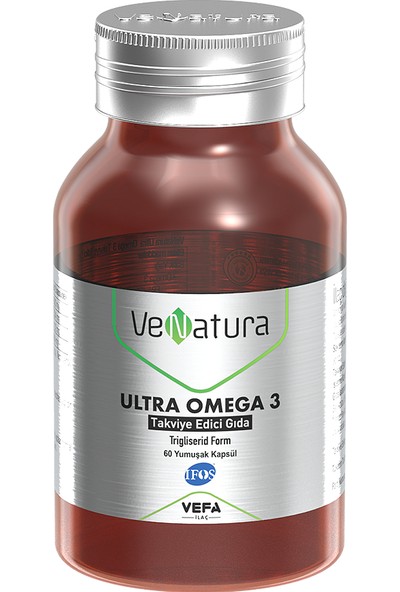 Venatura Ultra Omega 3- 60 Kapsül Takviye Edici Gıda