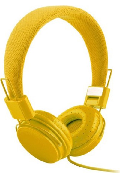Color EP05 Mikrofonlu Kulaküstü Sarı Kulaklık