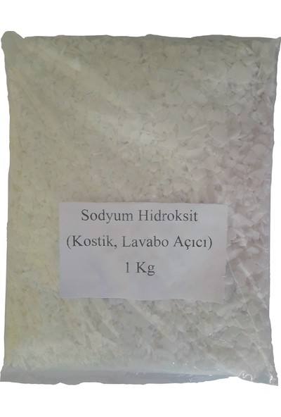 Sodyum Hidroksit, Kostik, Lavabo Açıcı 1 kg