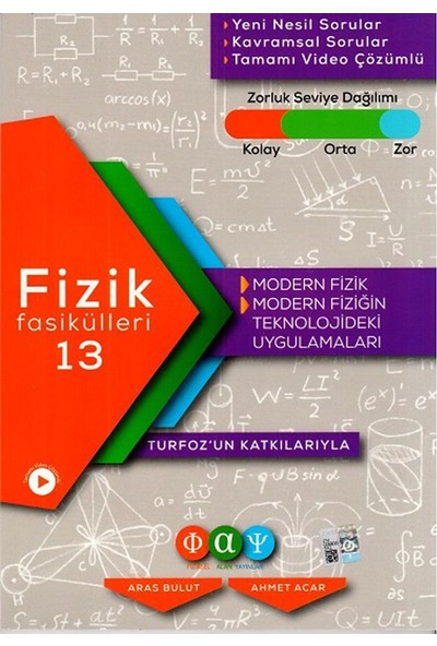 Fiziksel Alan Yayınları Fizik Fasikülleri 13 Modern Fizik - Ahmet Acar