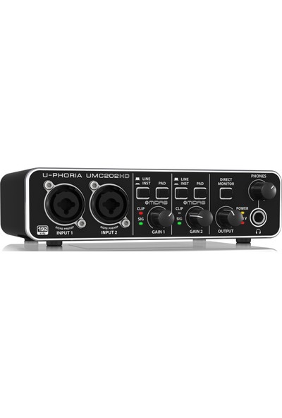 Behringer UMC202HD 24-BIT/192KHZ Midas Preamfi 2x2 USB Ses Kartı