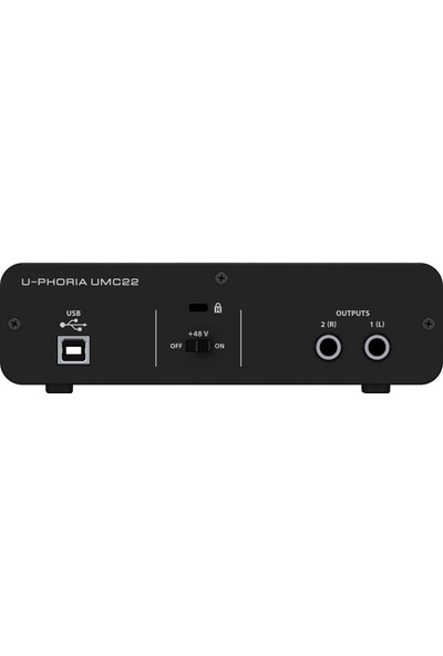 Behringer UMC22 Midas Mikrofon Preamfi 2 x 2 USB Ses Kartı