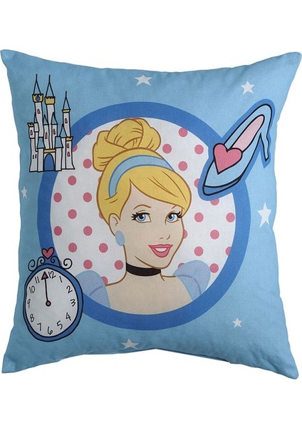 Prensesler Cinderella 40x40 cm Kırlent