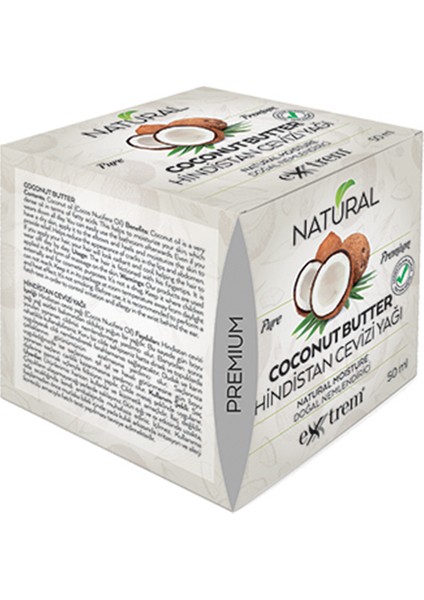 Hindistan Cevizi Yağı Coconut Oil 50Ml