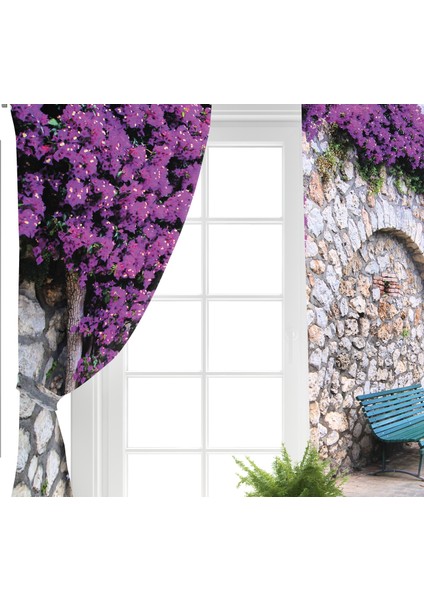 Çift Kanatlı Özel Tasarım Dijital Baskılı Fon Perde - 2 Kanat - 140 x 260 cm fiyatları