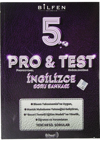 Bilfen Yayınları 5. Sınıf Pro&Test İngilizce Soru Bankası