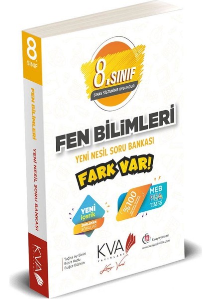 Yayınları 8.Sınıf Fark Var Fen Bilimleri Soru Bankası