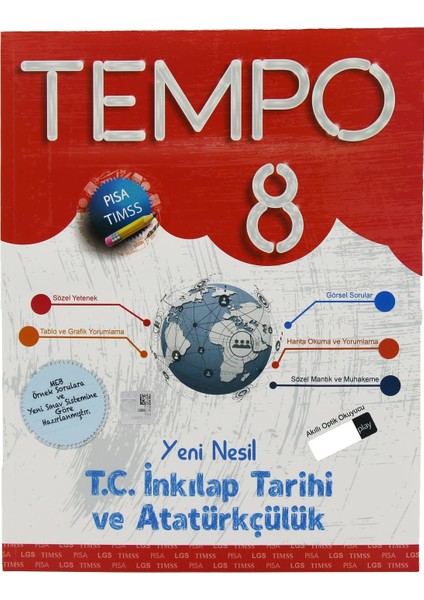 8.Sınıf Tempo T.C. İnkılap Tarihi ve Atatürkçülük Soru Bankası