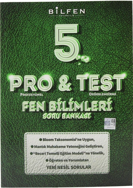 Bilfen Yayınları 5. Sınıf Pro&Test Fen Bilimleri Soru Bankası