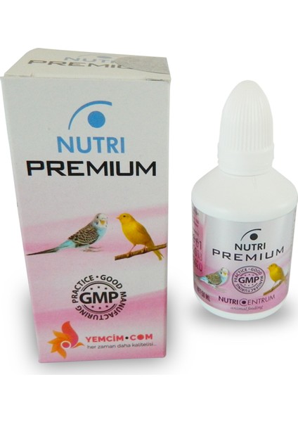 Nutri Premium Kanarya ve Muhabbet Kuş Vitamini 50 ml