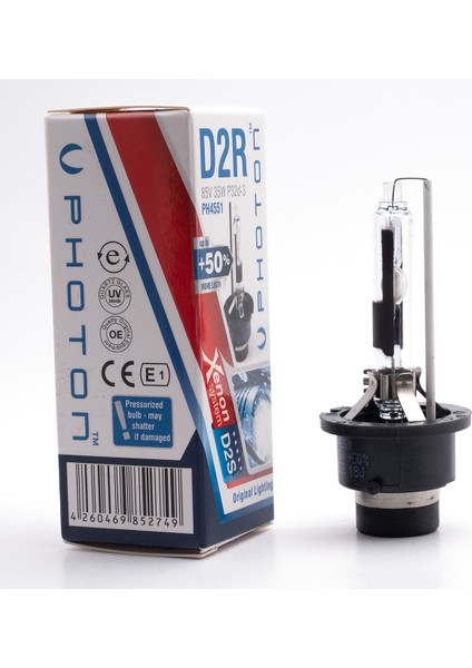 D2R 6000K +%50 Fazla Işık Oem Ampul