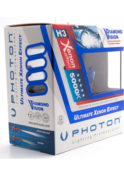 H3 12V 55W 5000K Diamond Vision