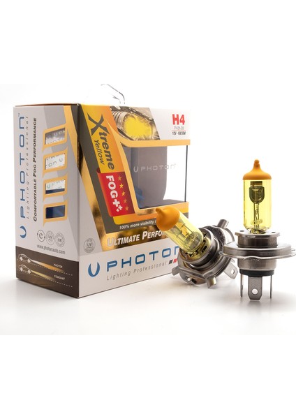 H4 12V 60/55W Xtreme Yellow