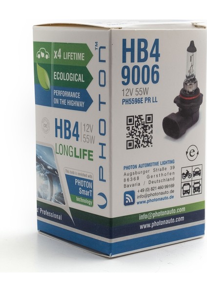 Hb4 12V 55W 9006 Pr Ll +%30 Fazla Işık