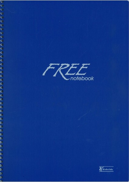 Free Pp Kapak Spiralli Defter A4 Kareli 120 Yaprak
