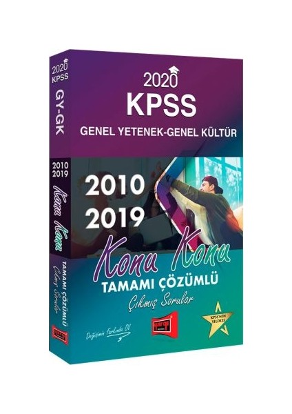 Yargı Yayınevi 2020 KPSS Genel Yetenek Genel Kültür  Konu Konu Tamamı Çözümlü Çıkmış Sorular