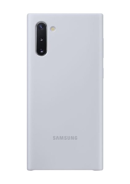 Galaxy Note 10 Gümüş Gri Silikon Kılıf-(EF-PN970TSEGWW)