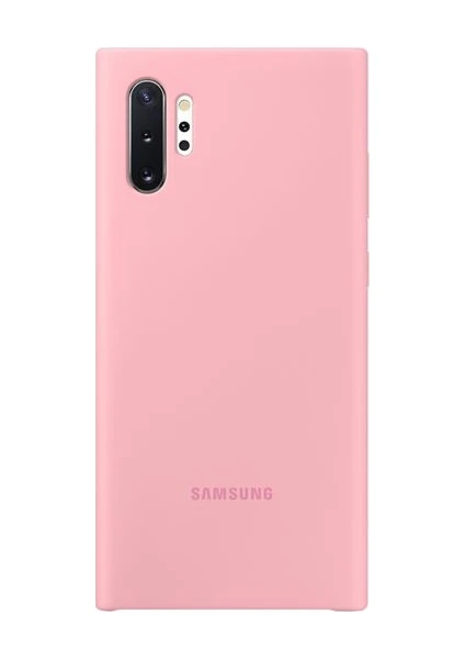 Galaxy Note 10 Plus Pembe Silikon Kılıf-(EF-PN975TPEGWW)