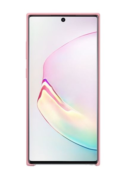 Galaxy Note 10 Plus Pembe Silikon Kılıf-(EF-PN975TPEGWW)