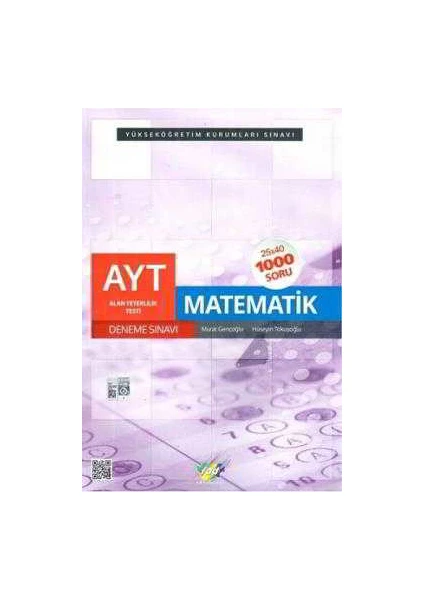 FDD AYT Matematik 25x40 Deneme Sınavı