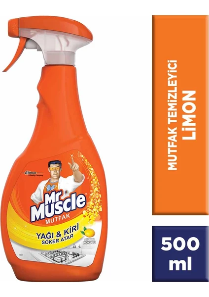 Mr.Muscle Mutfak Temizleyici Sprey 500 ml | Limon Aromalı