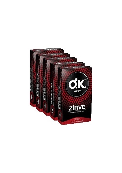 Prezervatif Zirve 50'li (10 x 5) Dev Paket