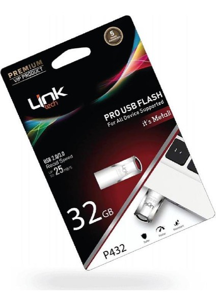 P432 Pro Premium 32GB Metal 2.0/3.0 25MB/s USB Flash Bellek modelleri