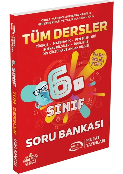 Murat Yayınları 6.Sınıf Tüm Dersler Soru Bankası