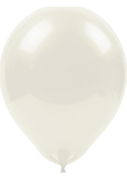 Pastel Beyaz Balon 12'li