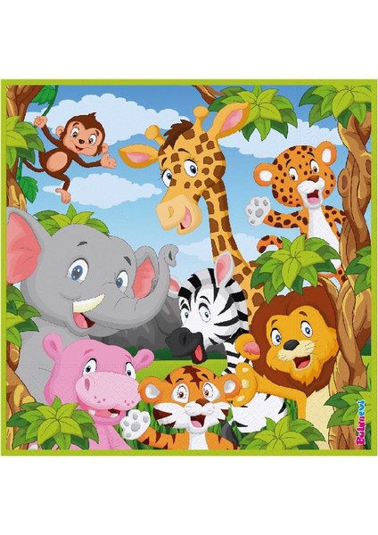 Safari Kağıt Peçete 33 x 33 cm 16'lı