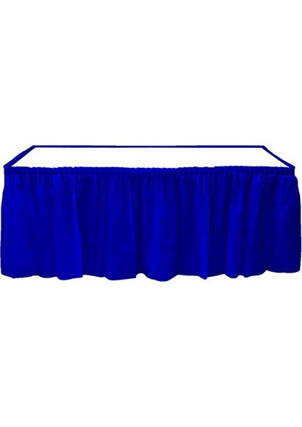 Lacivert Plastik Masa Eteği 75 x 426 cm
