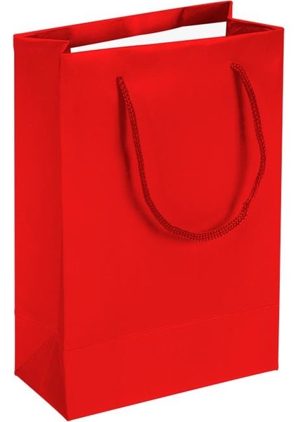Kırmızı Karton Çanta 14 x 17 cm 25'li