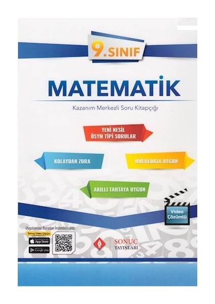 Sonuç Yayınları  9.Sınıf Matematik Kazanım Merkezli Soru Bankası Seti