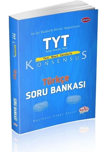 Editör Yayınları TYT Konsensüs Türkçe Soru Bankası