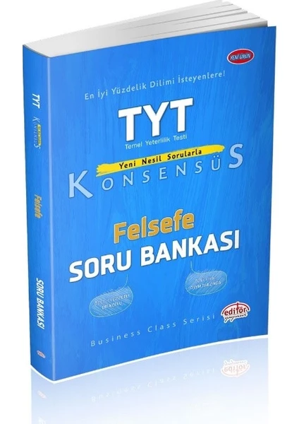 Editör Yayınları TYT Konsensüs Felsefe Soru Bankası