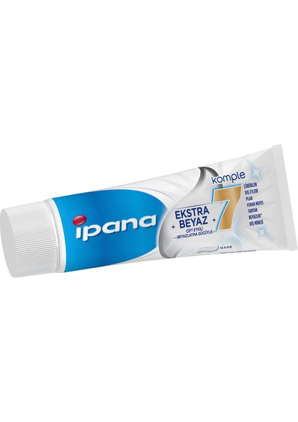 Ipana Komple Bakım Diş Macunu + Ferahlık ve Beyazlık Ağız Bakım Suyu 1 Alana 1 Bedava Paketi (65 ml + 65 ml)