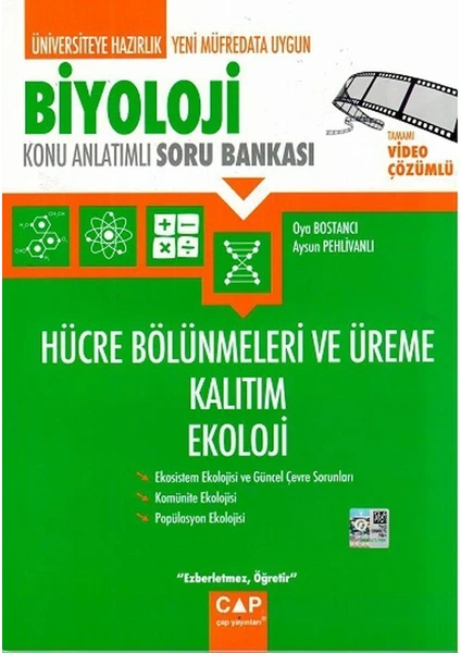 Çap Yayınları Biyoloji Hücre Bölünmeleri ve Üreme Kalıtım Ekoloji